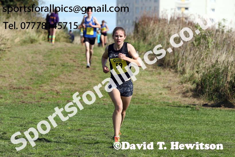 Mens and womens under-17s 2019 Sunderland Harriers Open Cross Country. Photo:  David T. Hewitson/Sports for All Pics